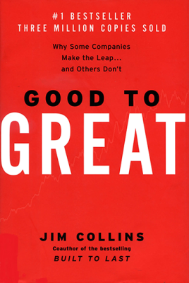 Cover of the book "Good to Great" by Jim Collins