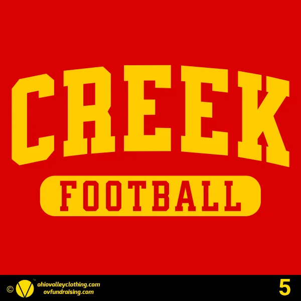 Indian Creek Football Boosters 2026 Design 05