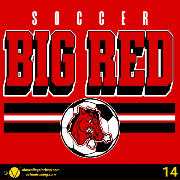 Steubenville Big Red Soccer Spring 2026 Design 14