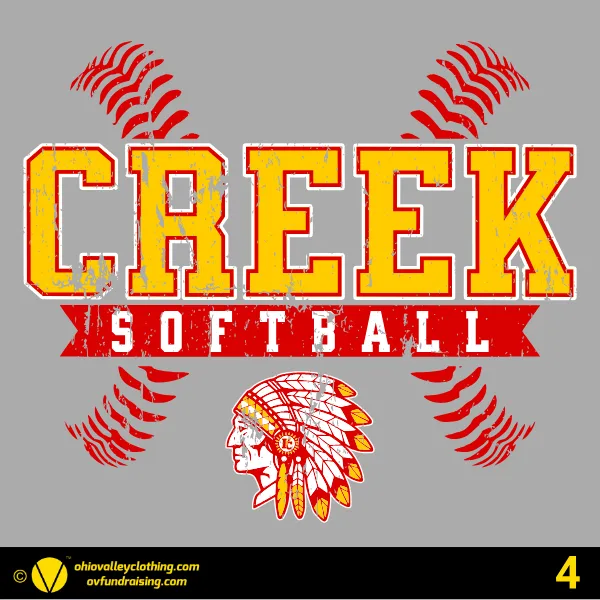 Indian Creek Softball 2026 Design 04