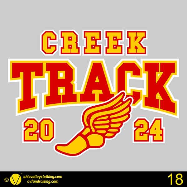 Indian Creek Track Sample Designs 2024 Indian Creek Track 2024- Design 018