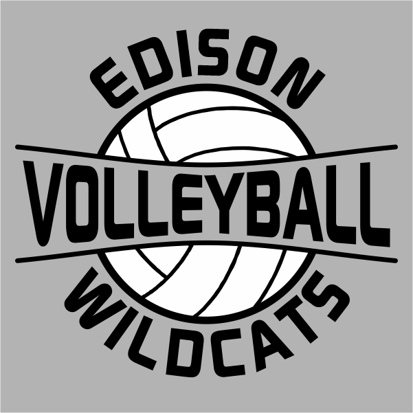 Edison High School Volleyball 2023 logo