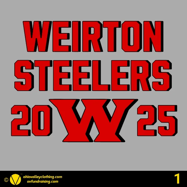 Weirton Steelers 2025 Design 01