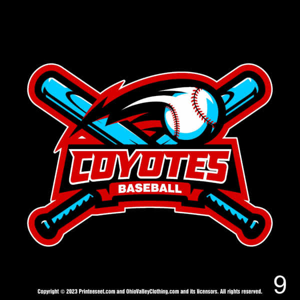 SV Coyotes Baseball 2023 Fundraising Sample Designs SV Coyotes Baseball 2023 Fundraising Design Page 09