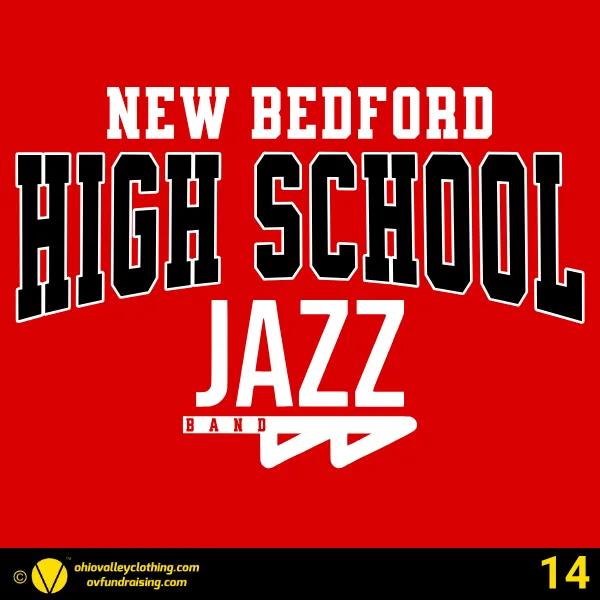 New Bedford High School Jazz Band 2026 Design 14