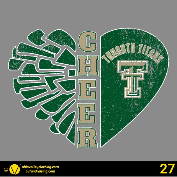 Toronto Titans Cheer & Football 2024- Design 27
