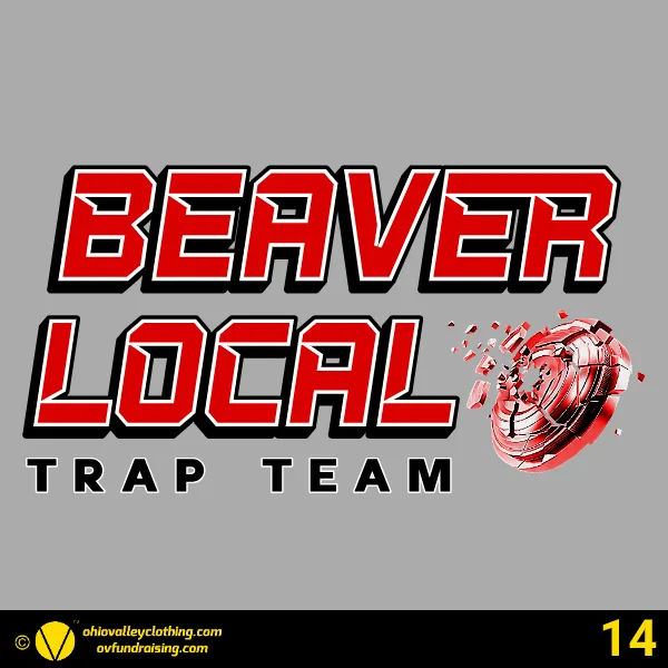 Beaver Local Trap Team 2025 Design 14
