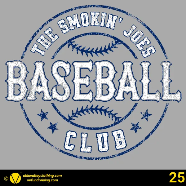 The Smokin' Joes Baseball Club Fall 2024 Design 25