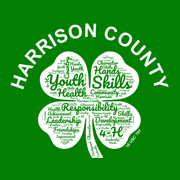 Harrison County 4-H 2023 logo