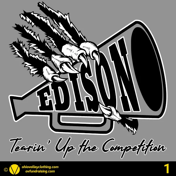 Edison High School Cheer 2024 Design 01