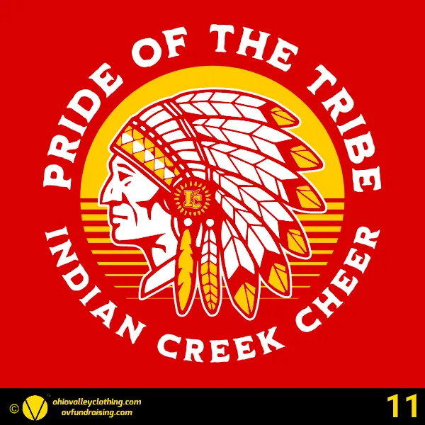 Indian Creek High School Cheerleaders 2025 Design 11