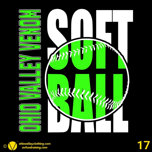 Ohio Valley Venom Softball 2024-2025 Design 17