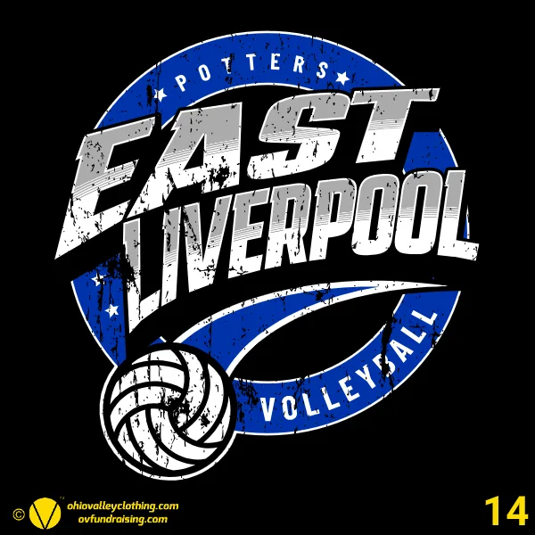 East Liverpool Volleyball 2025 Design 14