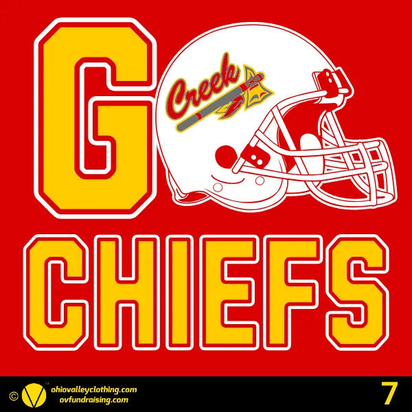 Indian Creek Youth Football and Cheering 2025 Design 07