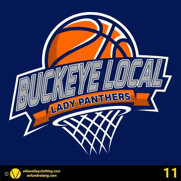 Buckeye Local Lady Panthers Basketball 2025-26 Design 11