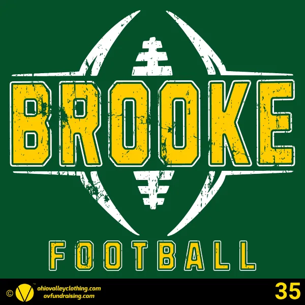 Brooke Middle School Football 2026 Design 35