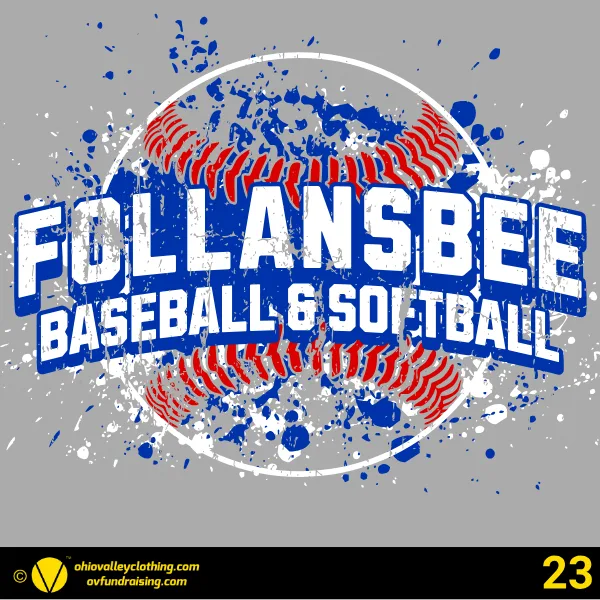 Follansbee Baseball & Softball 2026 Design 23
