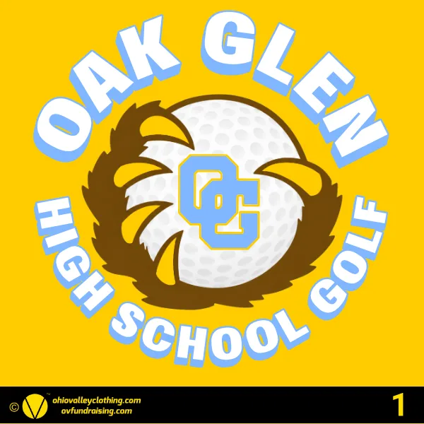 Oak Glen High School Golf 2026 Design 01