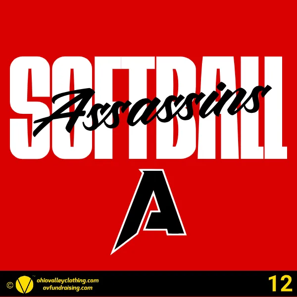 Assassins Softball Fall 2025 Design 12