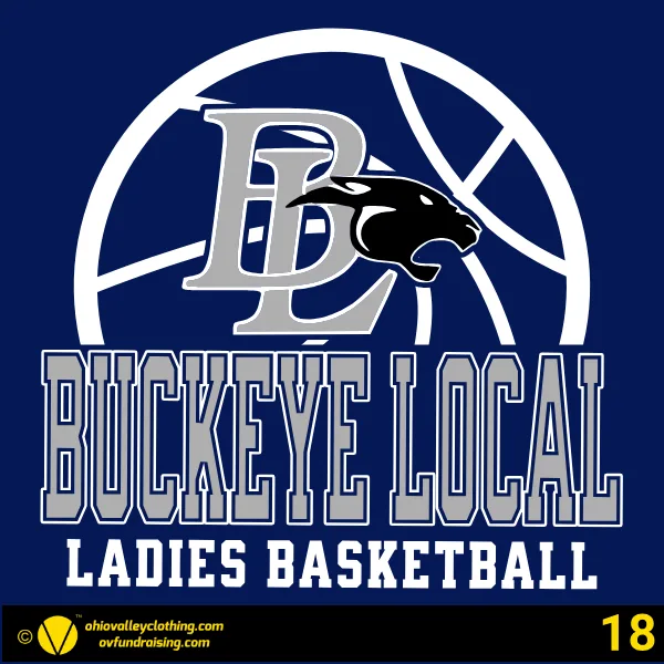 Buckeye Local Lady Panthers Basketball 2024 Design 18
