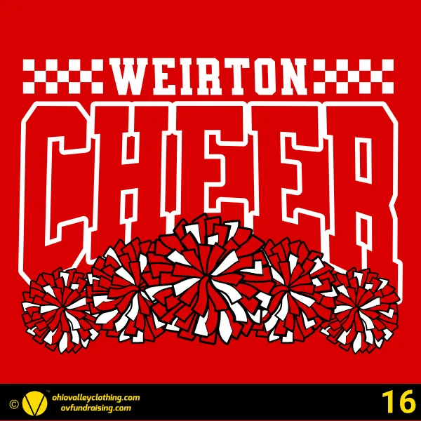 Weirton Steelers Cheering Organization 2026 - Design 16