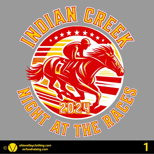 Indian Creek Night at the Races 2024- Design 01