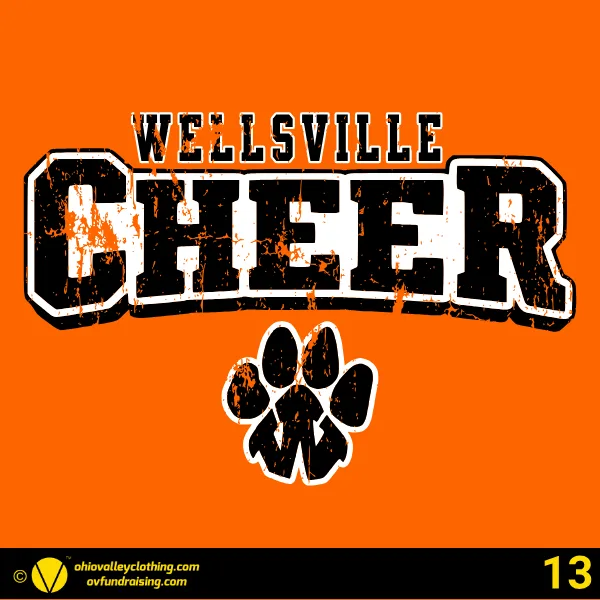 Wellsville Loud & Proud Cheer Boosters 2026 Design 13