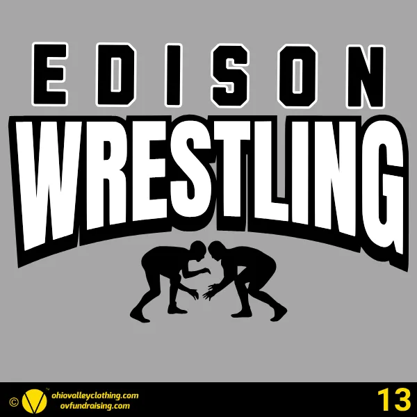Edison Wrestling 2024 Design 13