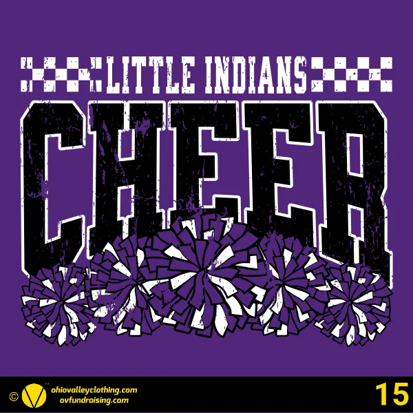 Mascoutah Little Indians Football and Cheer 2026 Design 15
