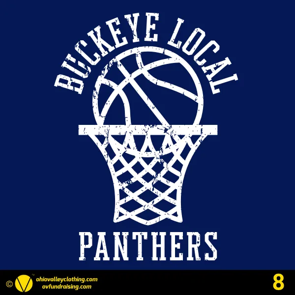 Buckeye Local Junior Panthers Basketball 2026 Design 08