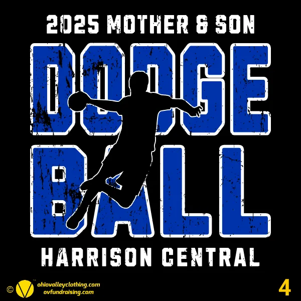 Harrison Central Mother Son Dodgeball 2025 Design 04
