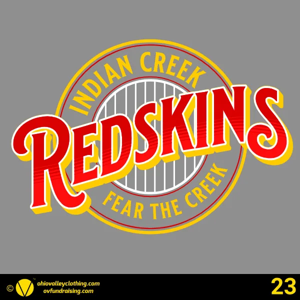 Indian Creek Football Boosters 2026 Design 23