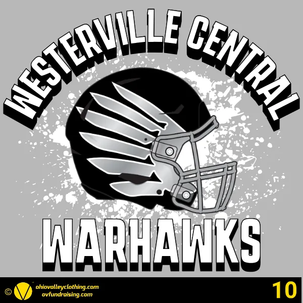 Westerville Central Football 2024 Design 10