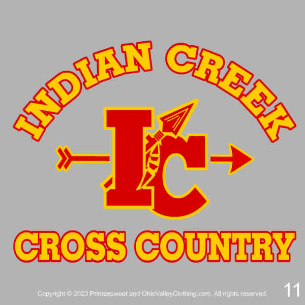Indian Creek Cross Country 2023 Sample Designs Indian Creek Cross Country 2023 Fundraising Sample Designs Page 11