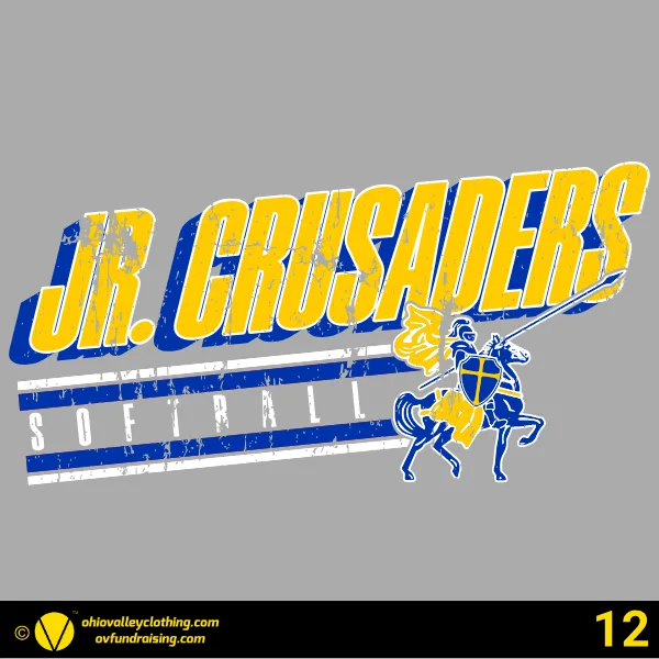 Jr Crusaders Softball 2026 Design 12