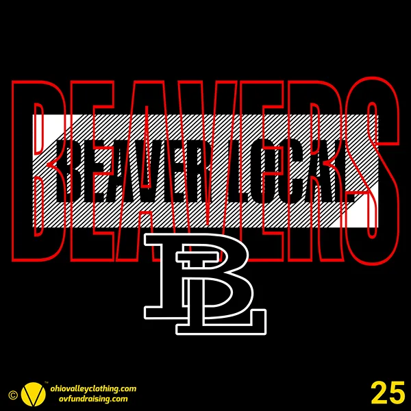 Beaver Local Boys Basketball 2024-2025 Design 25
