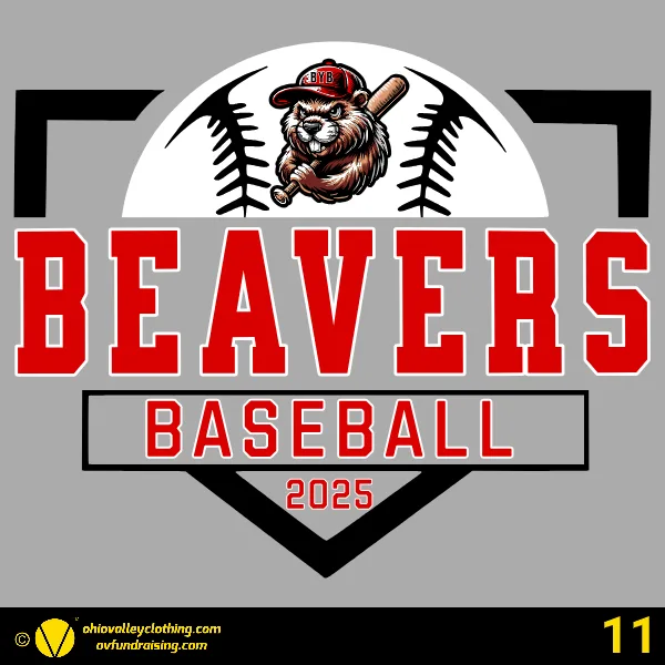 Beaver Youth Baseball 2025 Design 11
