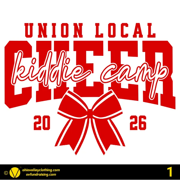 Union Local Kiddie Cheer Camp 2026 Design 01