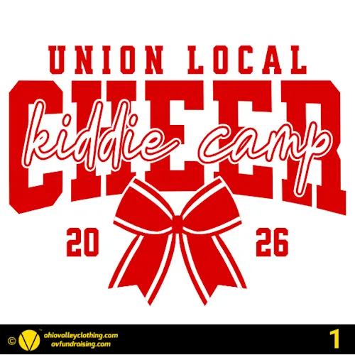 Union Local Kiddie Cheer Camp 2026 Sample Designs