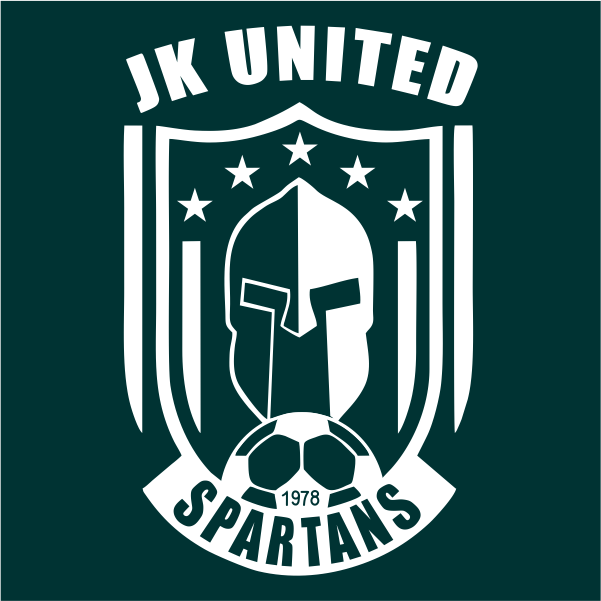 JK United Spartans Soccer 2023 logo