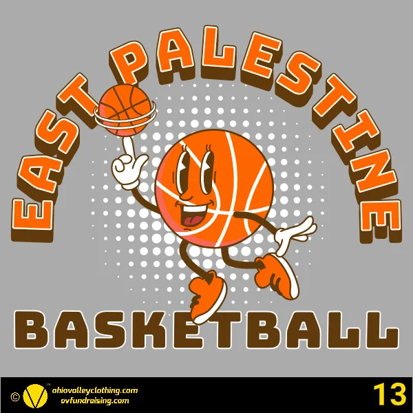 East Palestine Youth Basketball 2025 Design 13