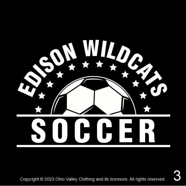 Edison Lady Wildcats Soccer 2023 Sample Designs Page 03u
