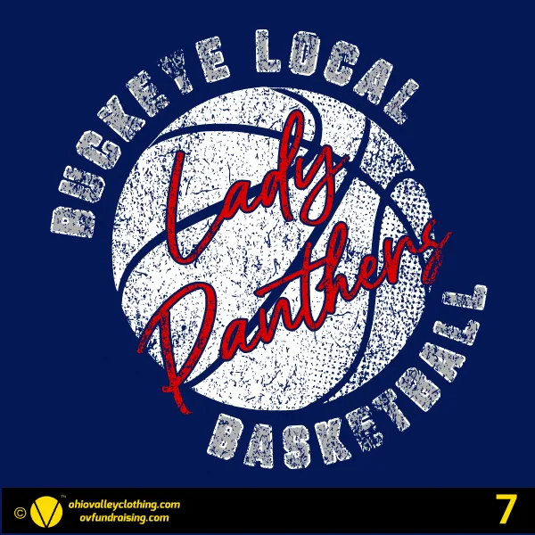 Buckeye Local Lady Panthers Basketball 2024 Design 07