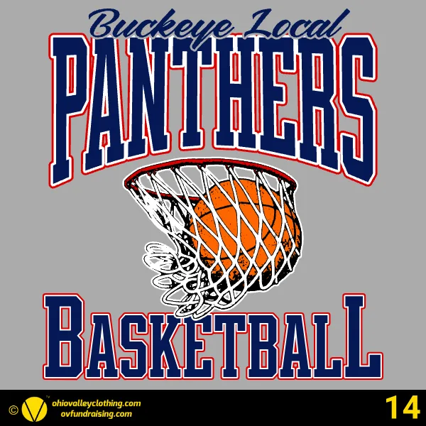 Buckeye Local Junior Panthers Basketball 2026 Design 14