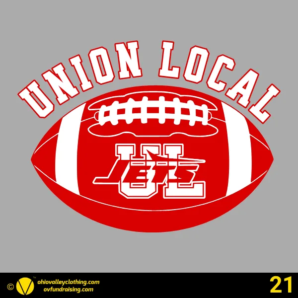Union Local Little Jets Football 2026 Design 21