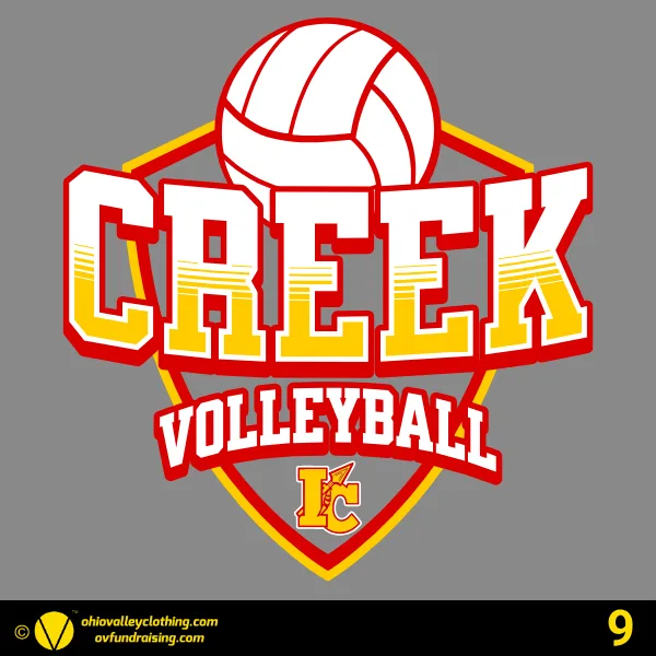 Indian Creek Volleyball 2024- Design 09