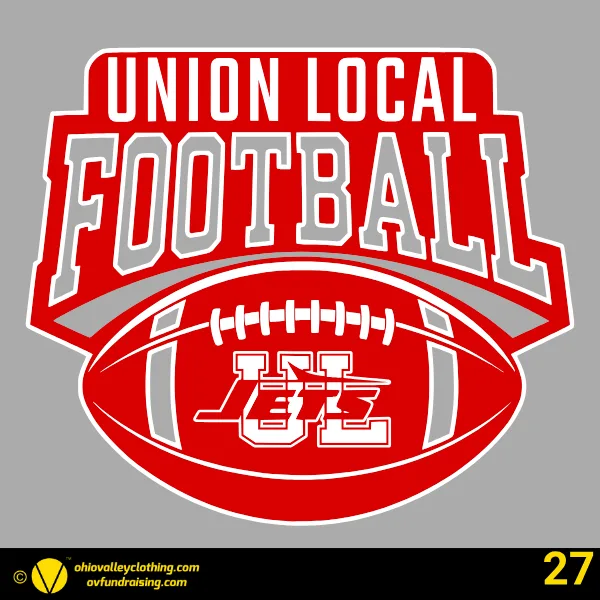 Union Local Little Jets Football 2026 Design 27