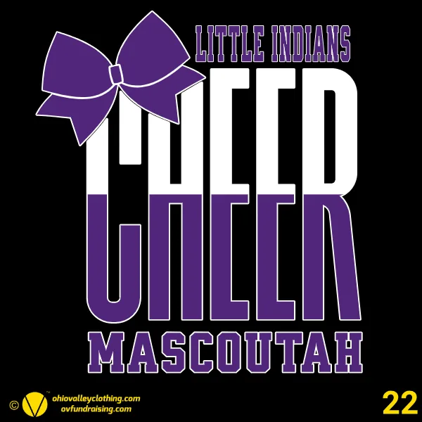 Mascoutah Little Indians Football and Cheer 2026 Design 22