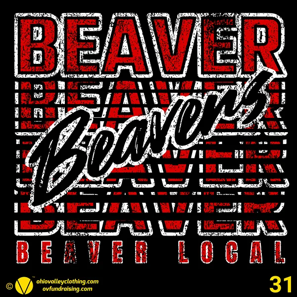Beaver Local Boys Basketball 2024-2025 Design 31