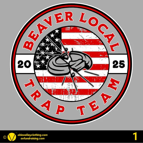 Beaver Local Trap Team 2025 Design 01
